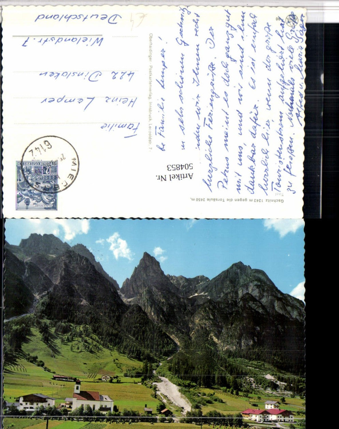 Alte Ansichtskarte – Old Postcard