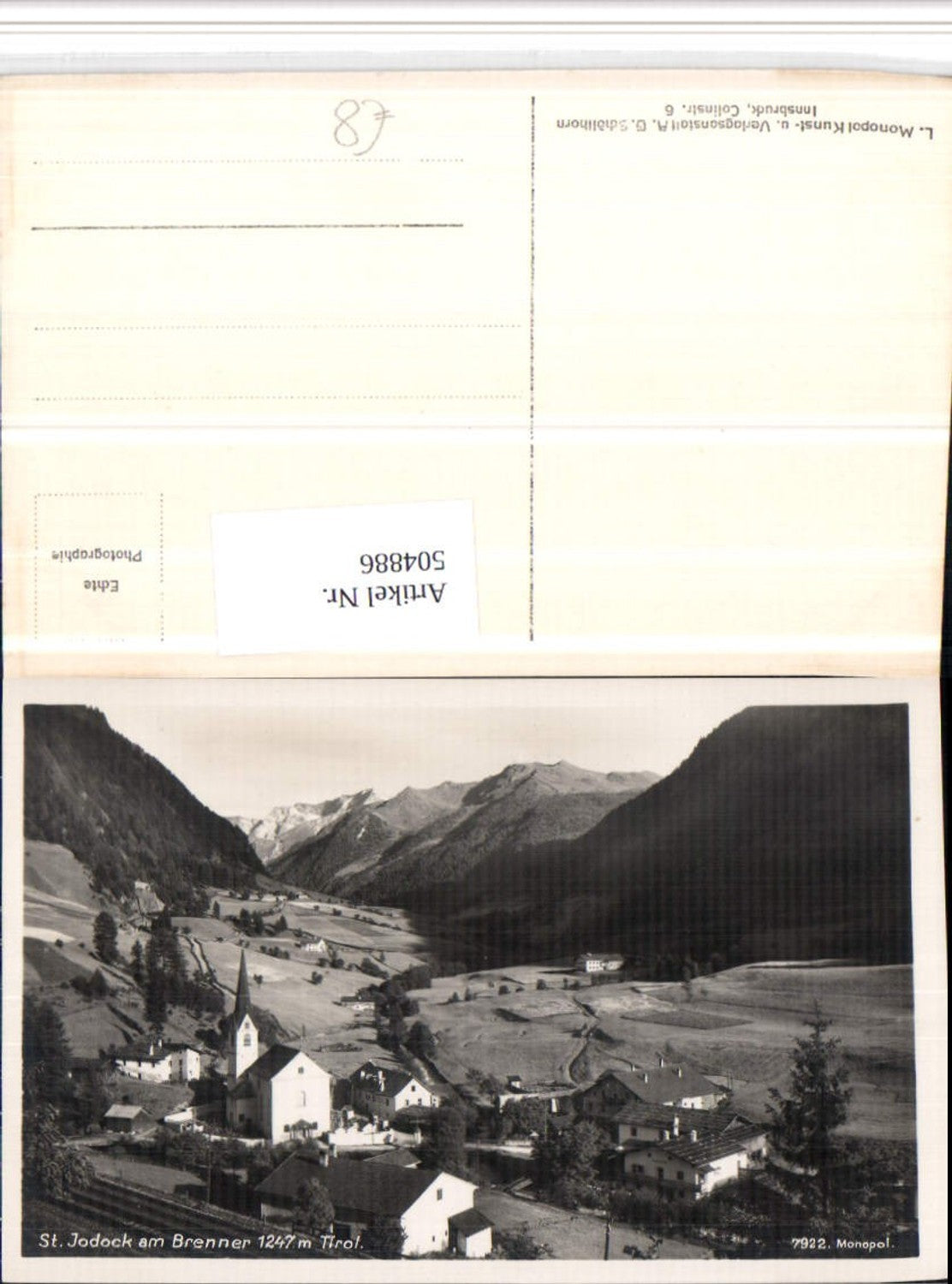 Alte Ansichtskarte – Old Postcard