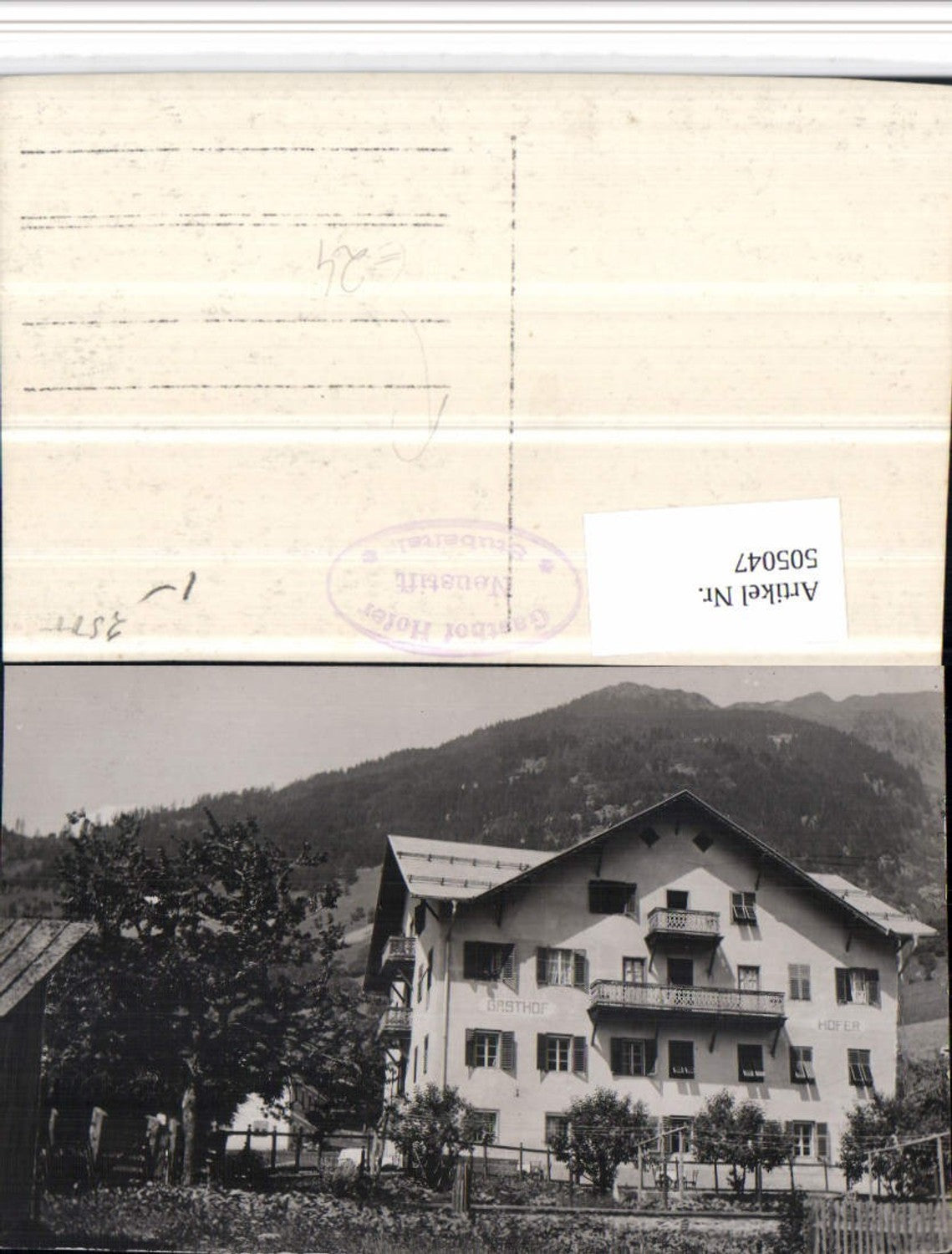 Alte Ansichtskarte – Old Postcard