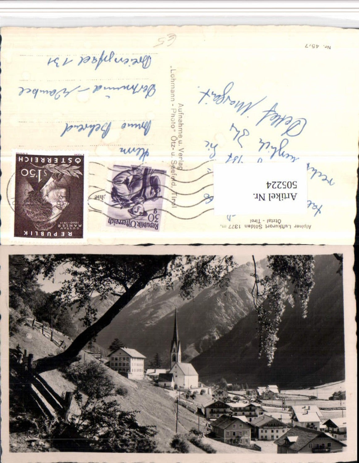 Alte Ansichtskarte – Old Postcard