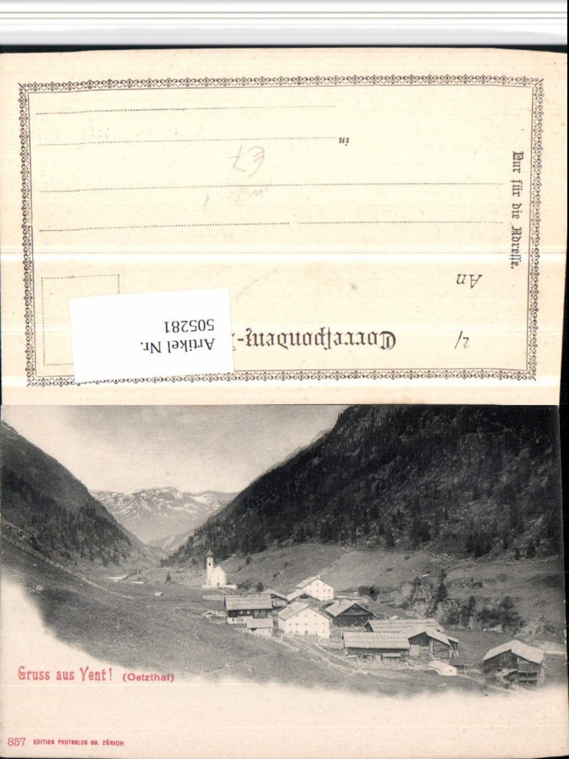 Alte Ansichtskarte – Old Postcard