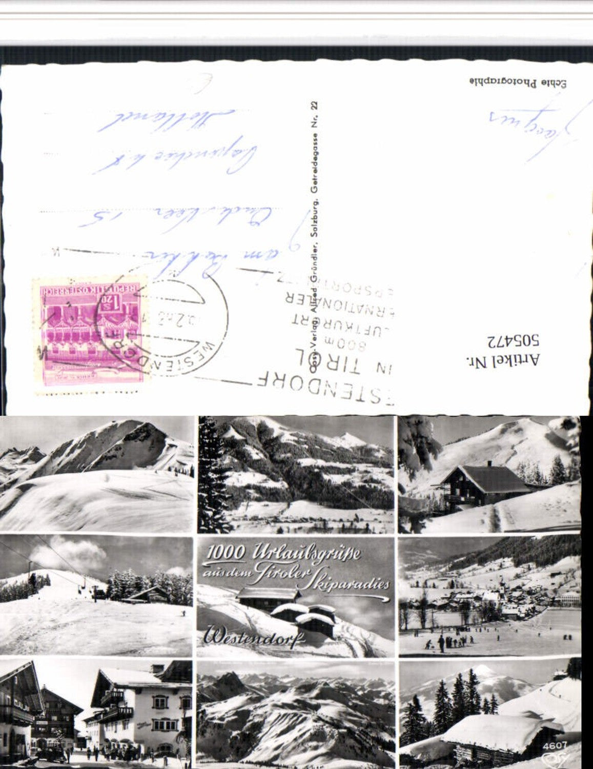 Alte Ansichtskarte – Old Postcard