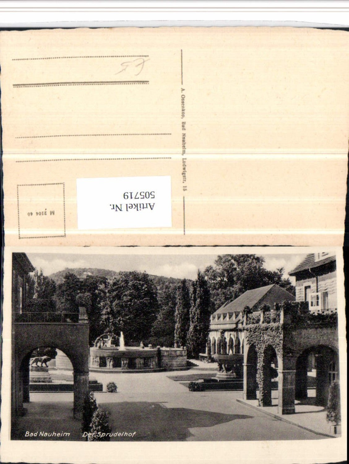 Alte Ansichtskarte – Old Postcard