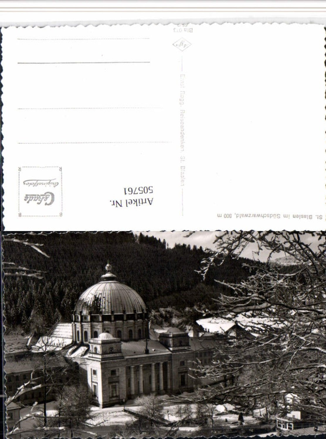 505761,St. Blasien im Schwarzwald Dom Kirche Winterbild