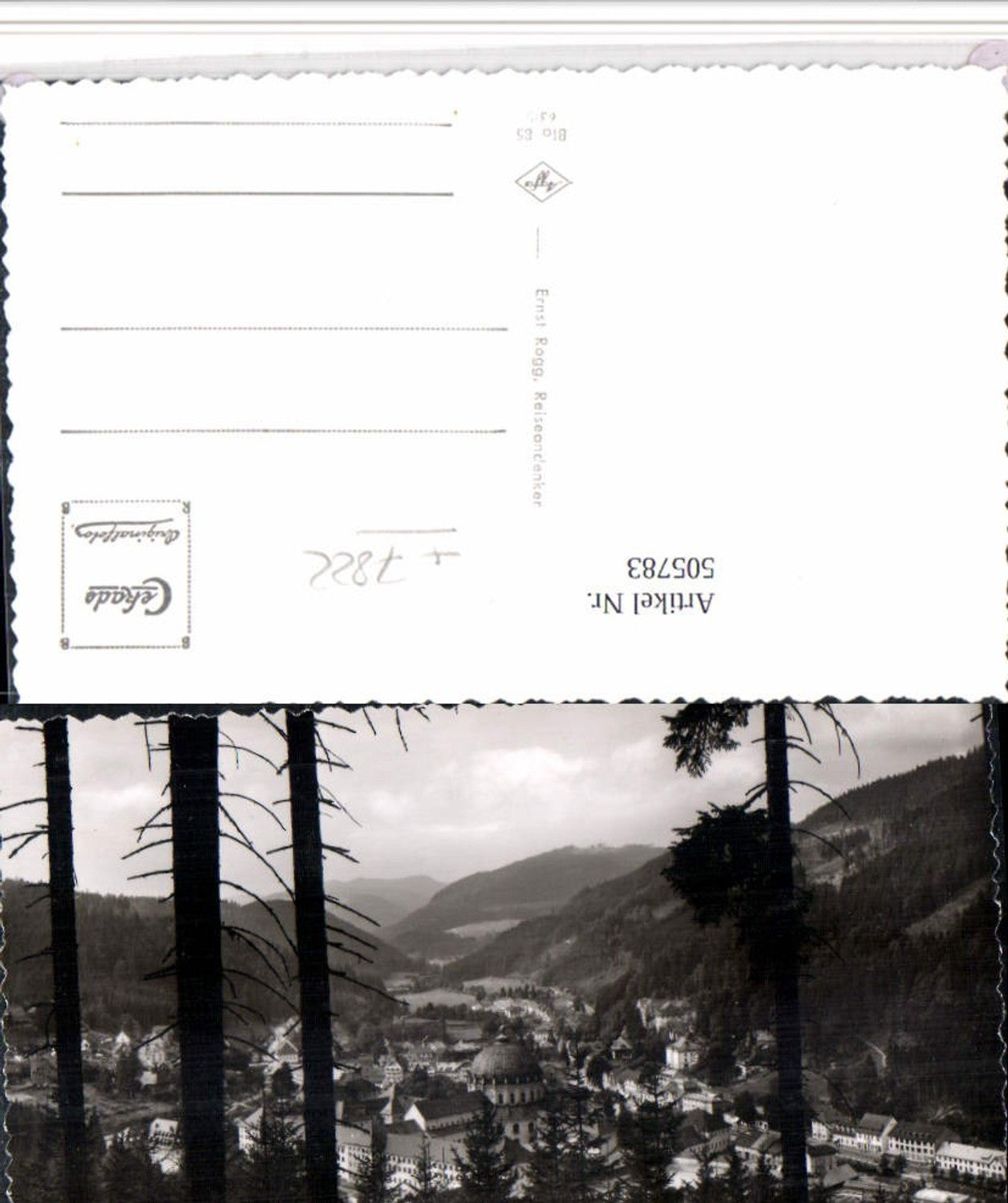 505783,St. Blasien im Schwarzwald Totale