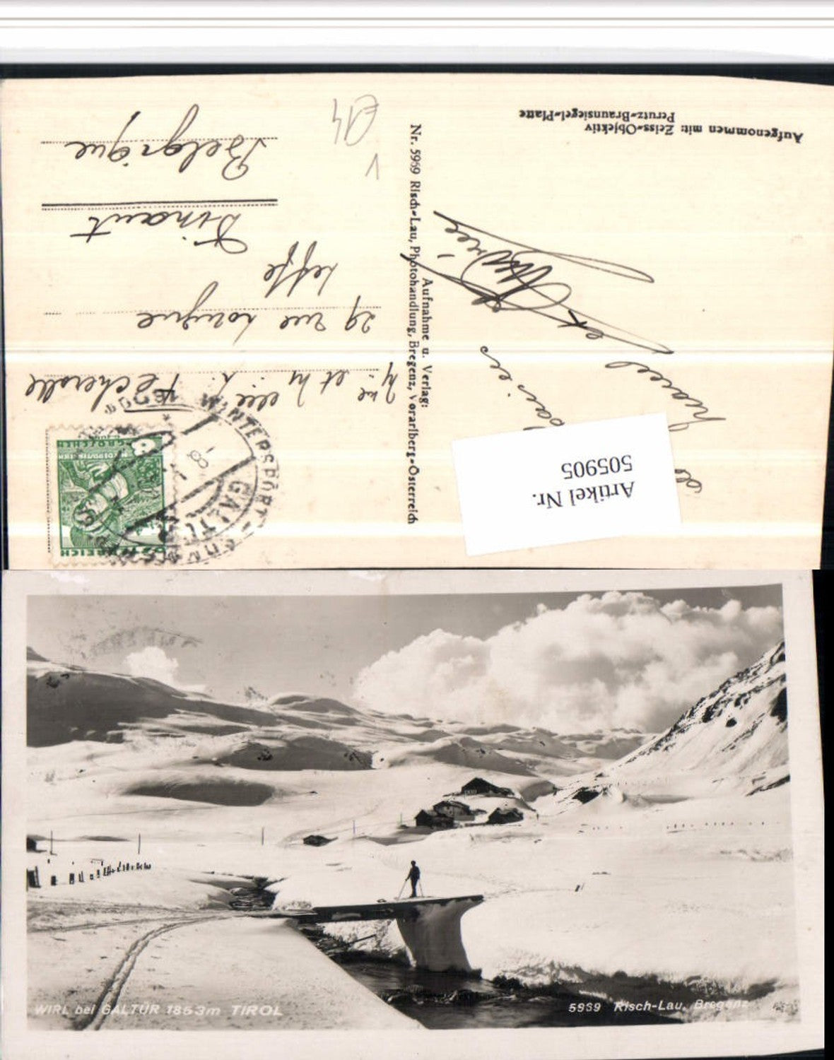 Alte Ansichtskarte – Old Postcard