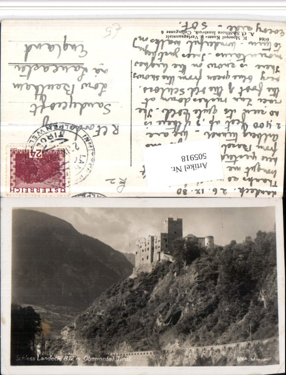 Alte Ansichtskarte – Old Postcard