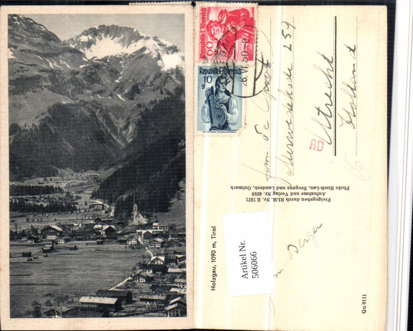 Alte Ansichtskarte – Old Postcard