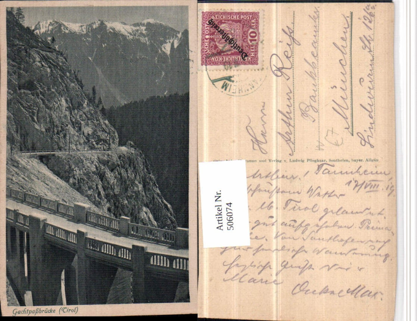 Alte Ansichtskarte – Old Postcard