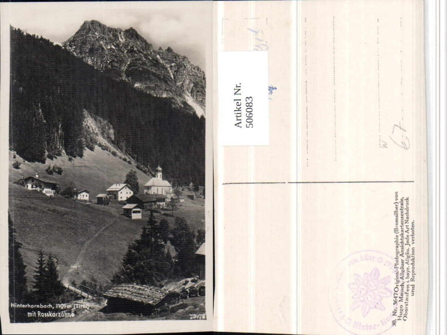 Alte Ansichtskarte – Old Postcard