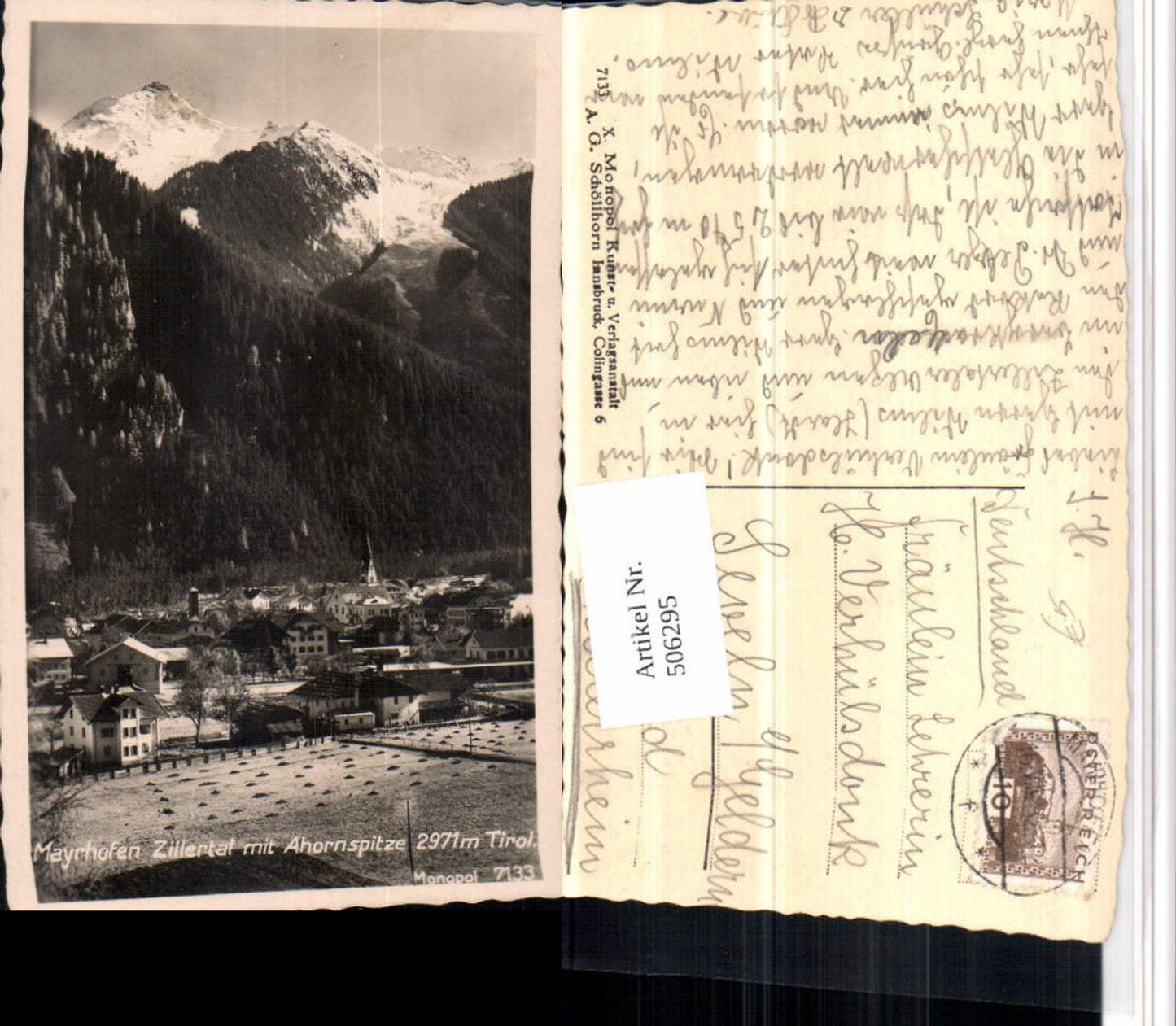 Alte Ansichtskarte – Old Postcard