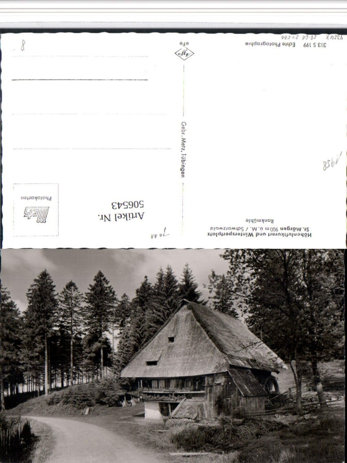 506543,St. Märgen im Schwarzwald Rankmühle Wassermühle Mühle