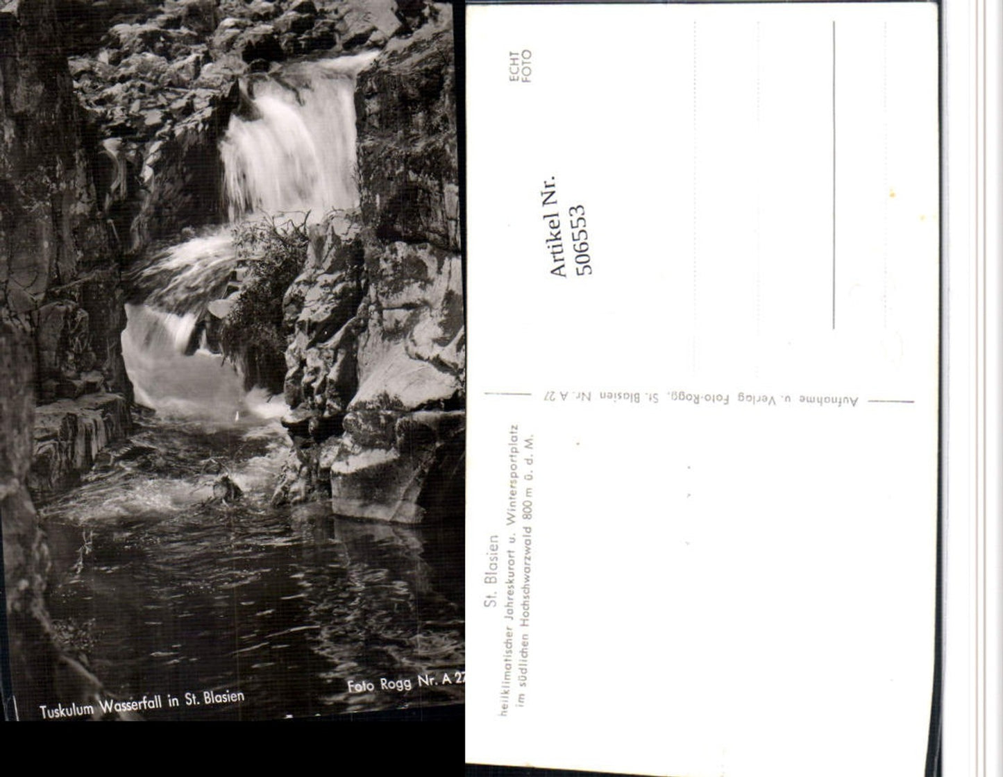 506553,St. Blasien im Schwarzwald Tuskulum Wasserfall