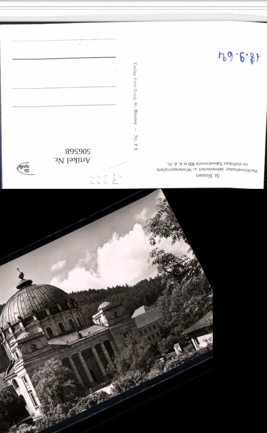 506568, St. Blasien in the Black Forest, Cathedral Church