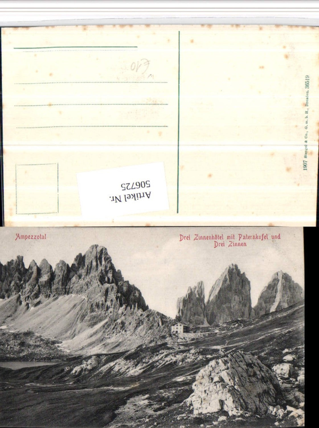 Alte Ansichtskarte – Old Postcard