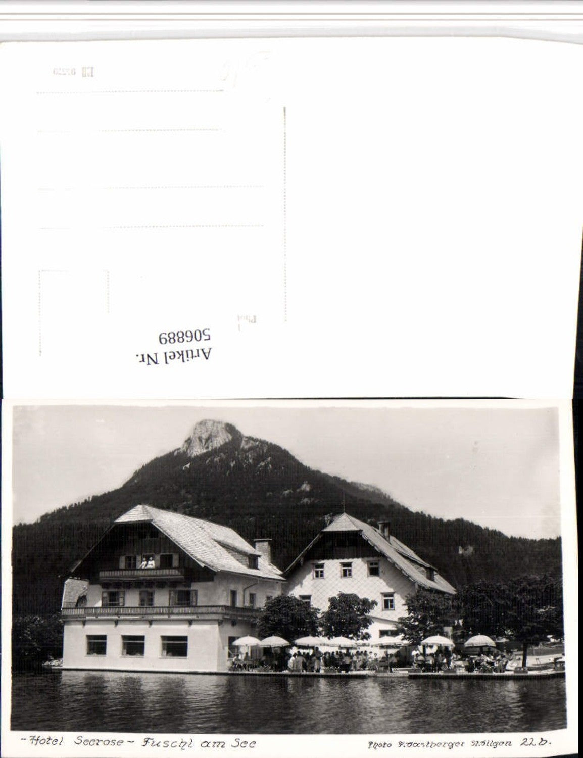506889, Fuschl am See Hotel Seerose pub Gastberger 22b