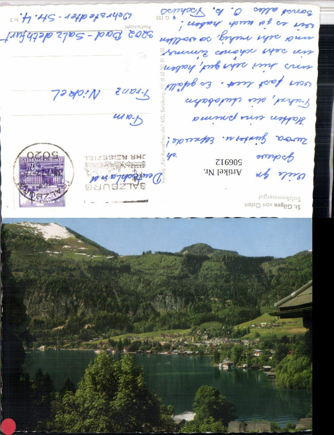 506912, St. Gilgen on Lake Wolfgangsee (Total view)