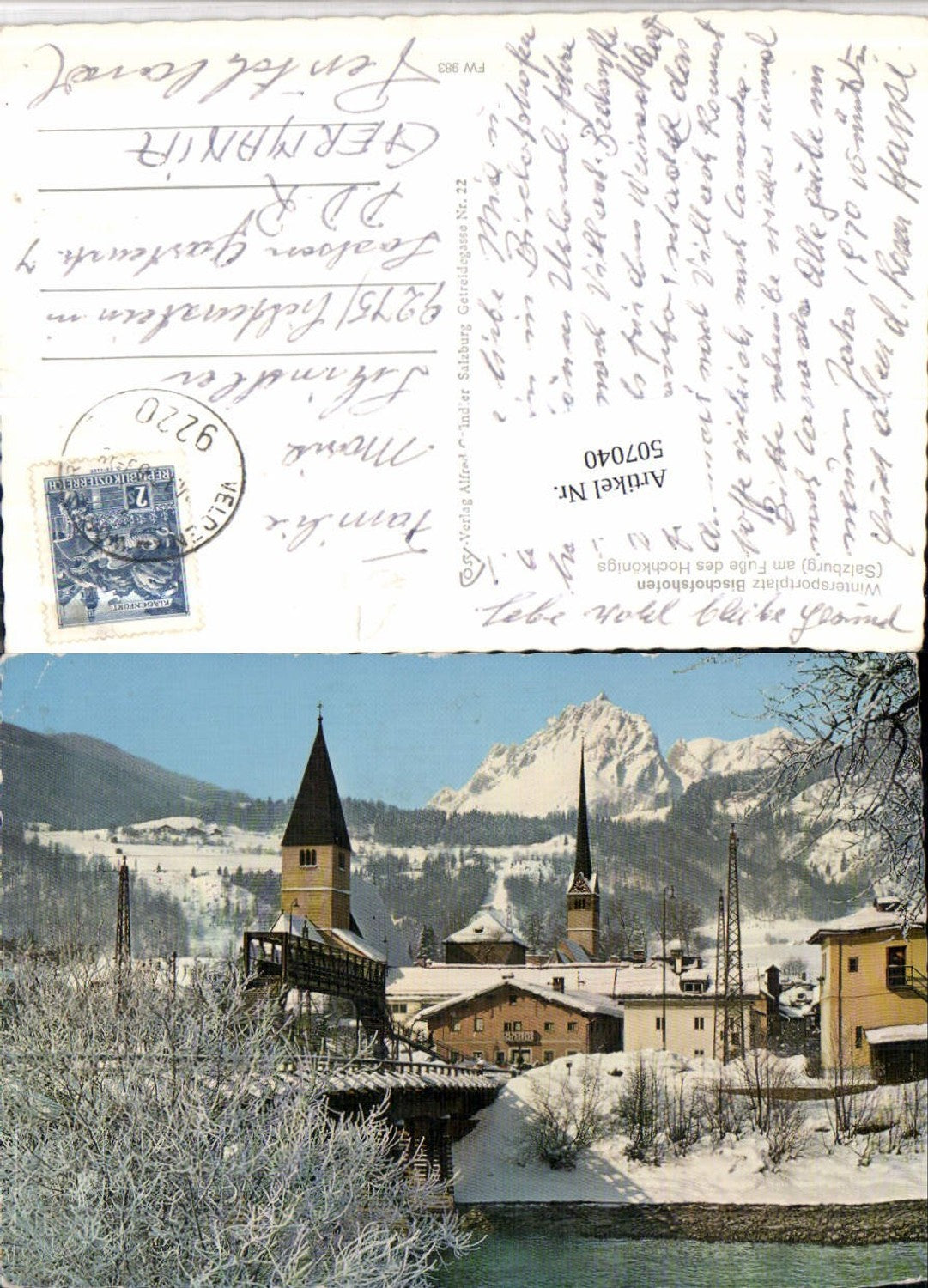 Alte Ansichtskarte – Old Postcard