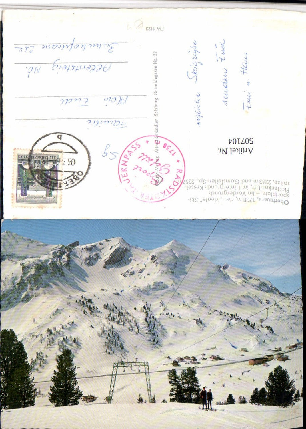 Alte Ansichtskarte – Old Postcard