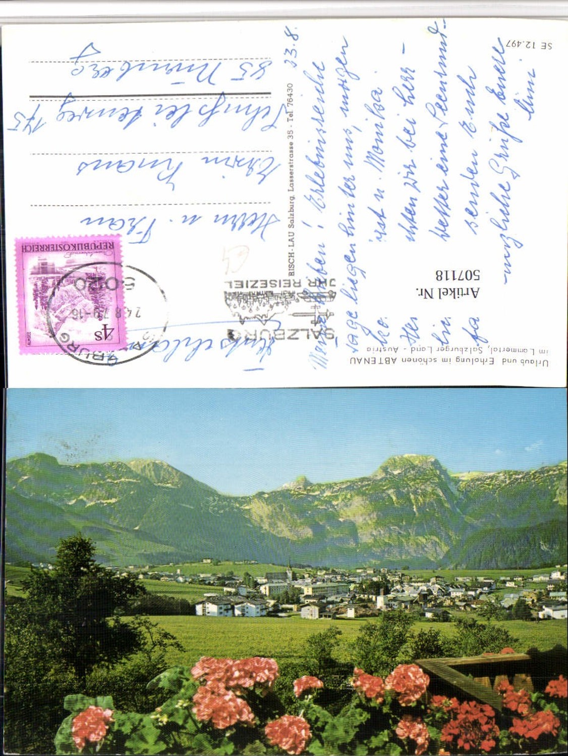 507118,Abtenau im Lammertal Totale Bergkulisse