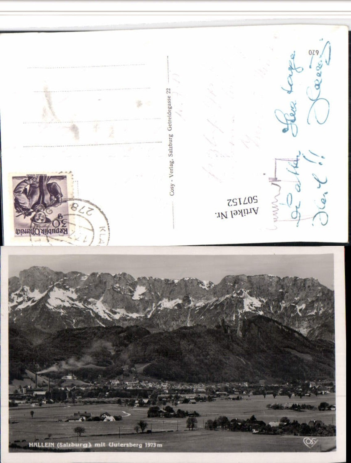 507152,Hallein Totale m. Untersberg Bergkulisse pub Cosy