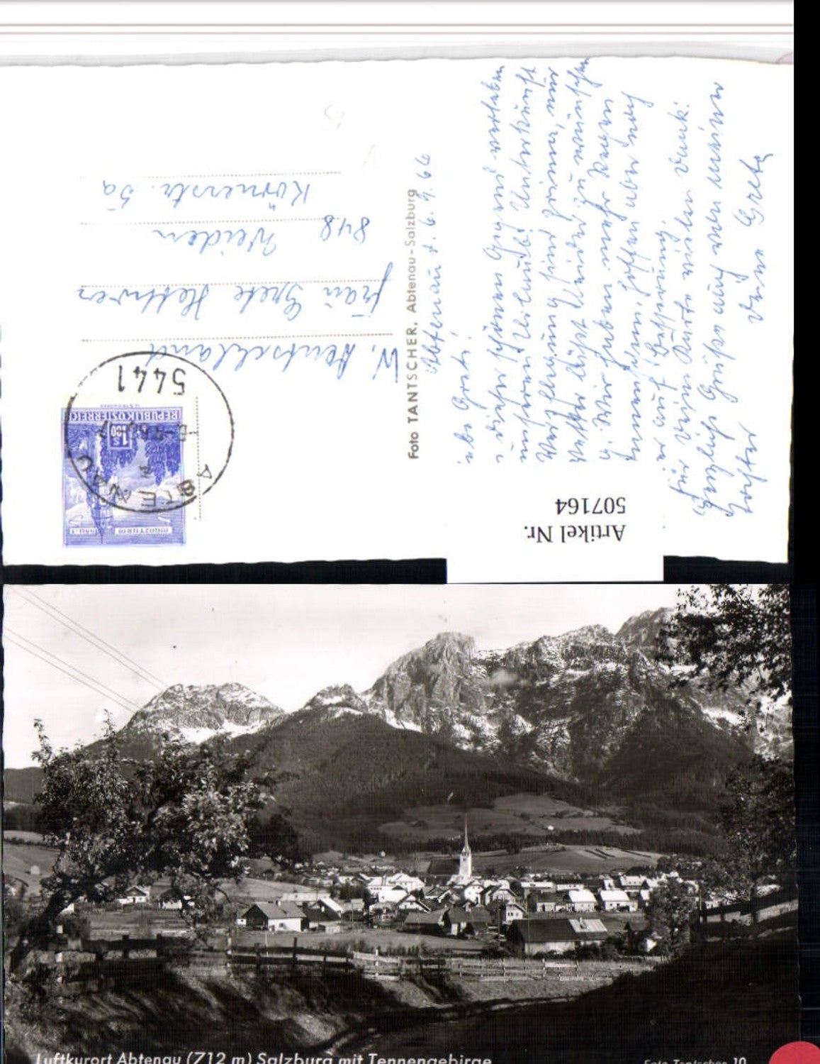 507164,Abtenau Totale m. Tennengebirge Bergkulisse pub Foto Tantscher 10