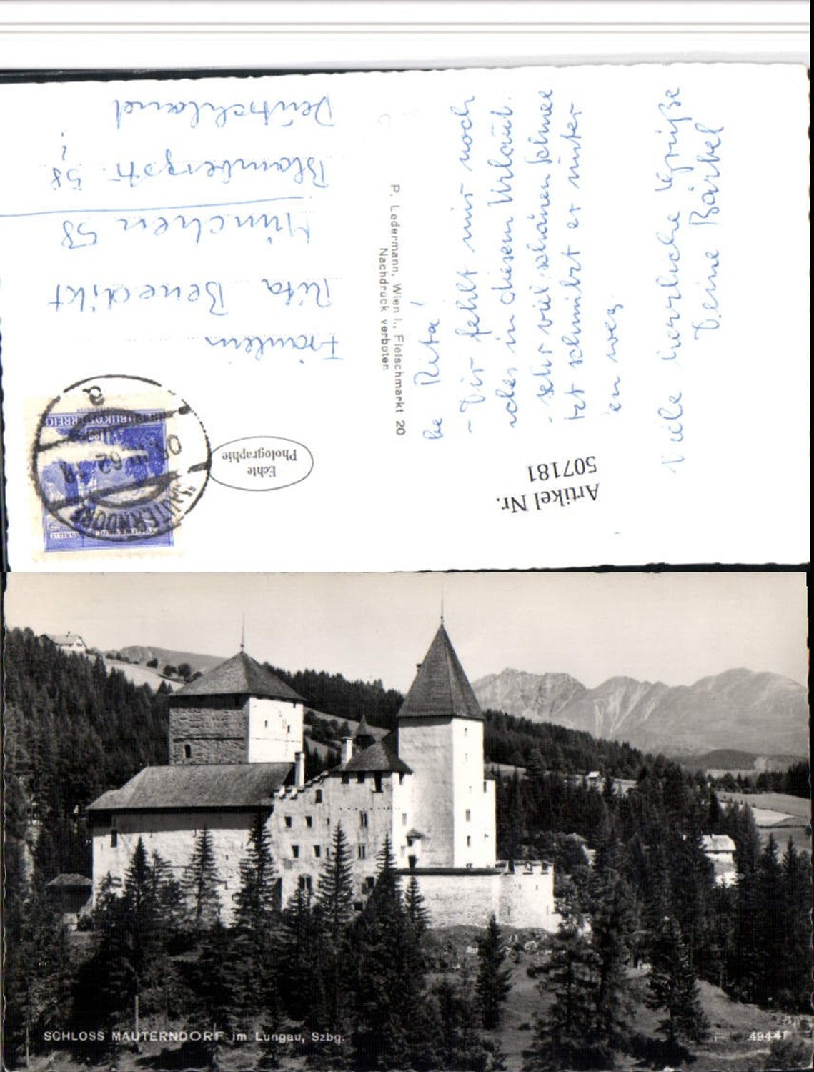 507181,Schloss Mauterndorf im Lungau Bergkulisse
