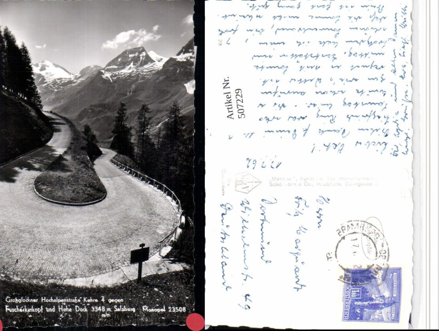 507229,Großglockner Hochalpenstraße b. Fusch Kehre 4 Bergkulisse