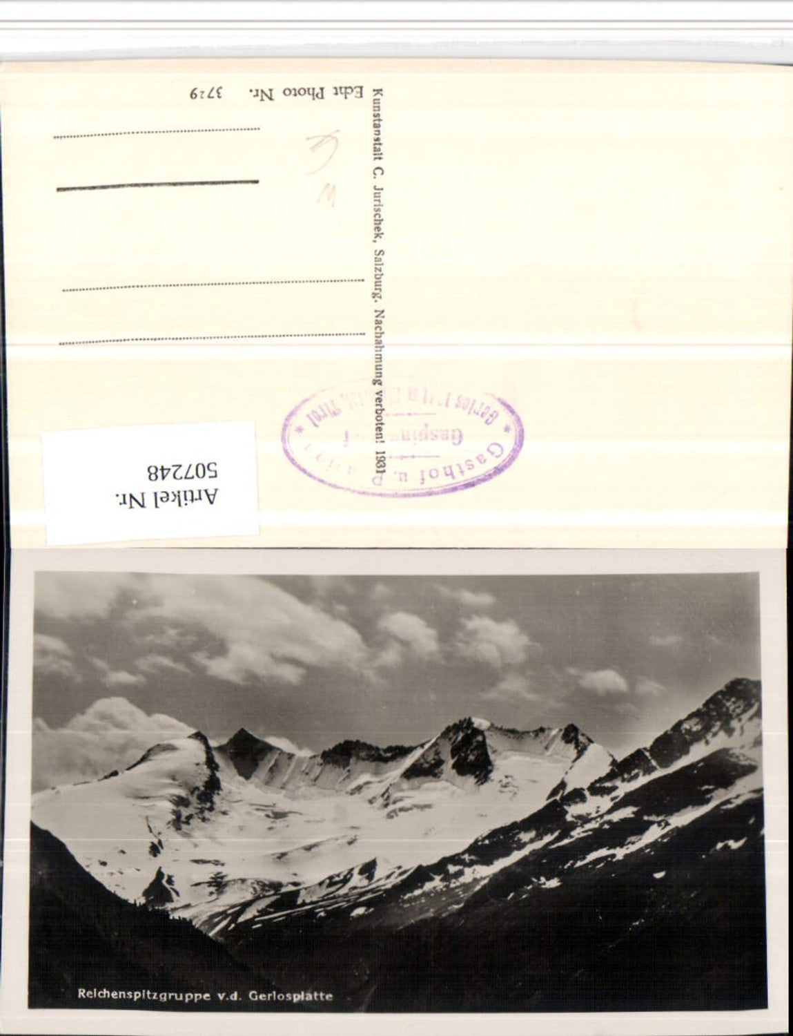 507248,Reichenspitzgruppe von d. Gerlosplatte b. Krimml Bergkulisse