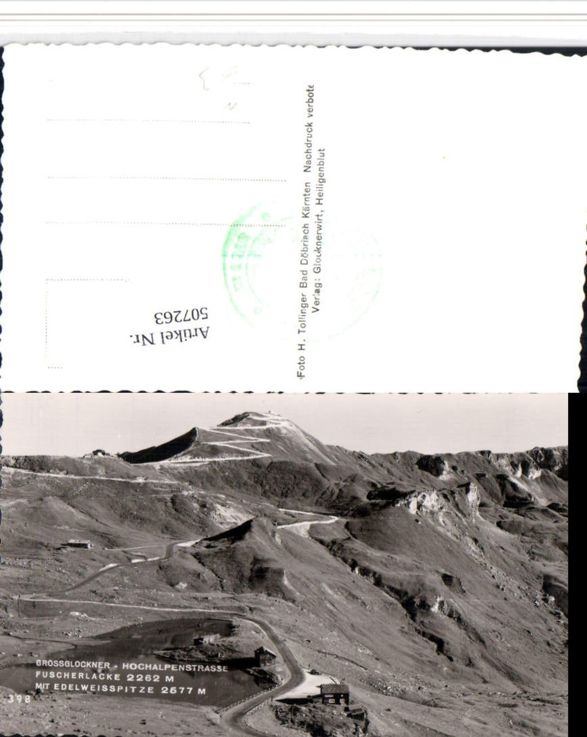 507263,Großglockner Hochalpenstraße Fuscherlacke b. Fusch Bergkulisse