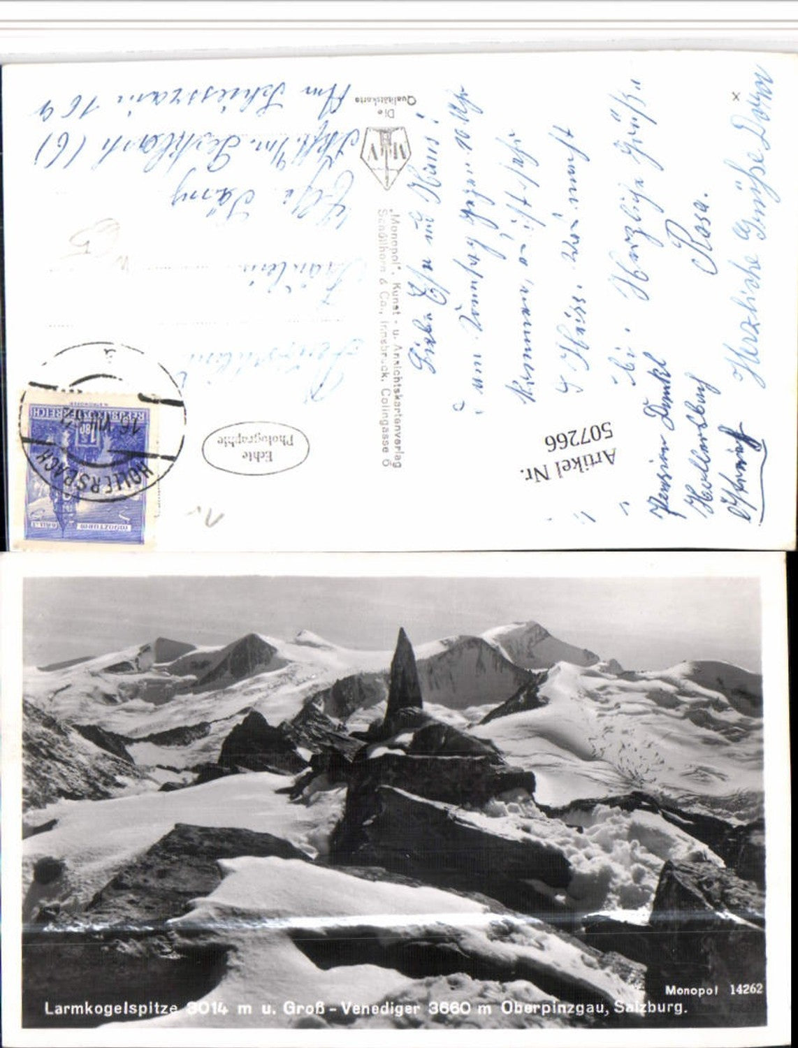 507266,Larmkogelspitze b. Hollersbach u. Großvenediger Bergkulisse