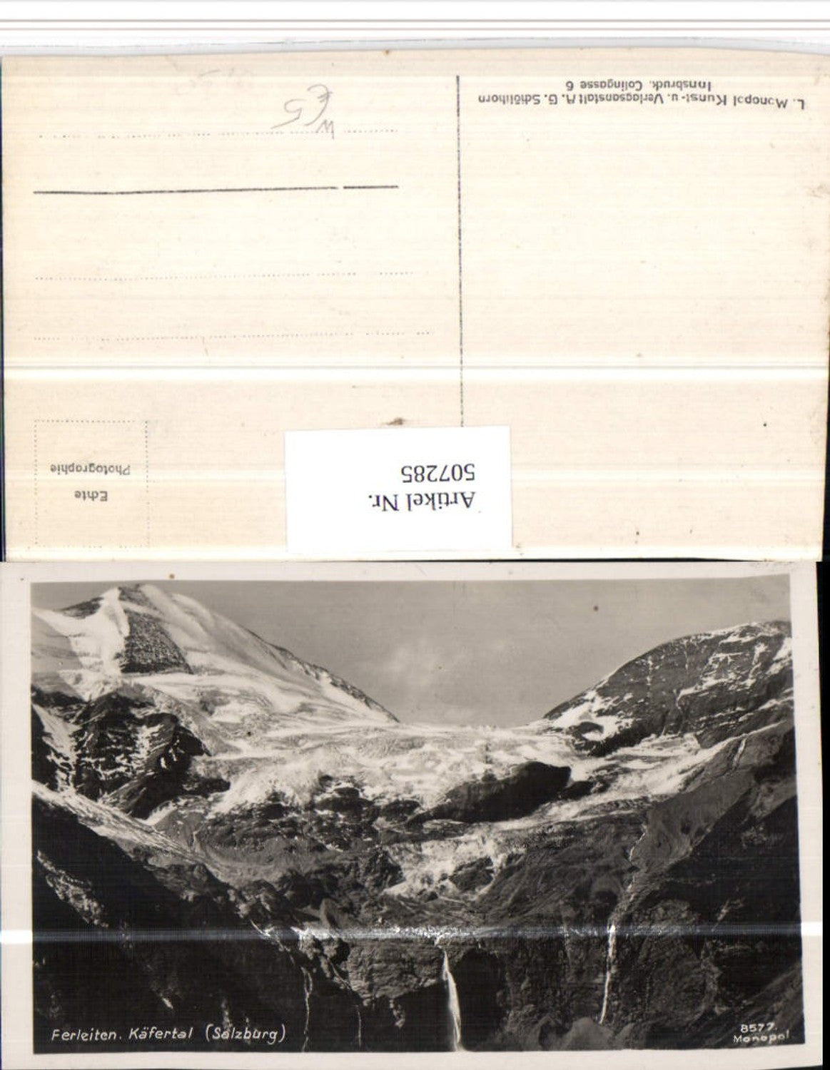 507285,Ferleiten Käfertal b. Fusch Bergkulisse