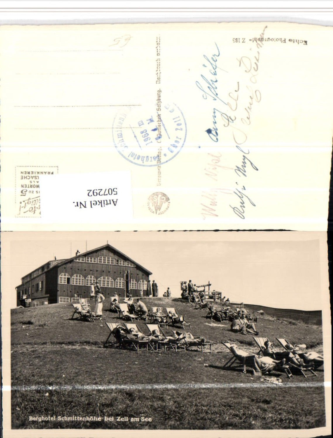 507292,Berghotel Schmittenhöhe b. Zell am See Liegewiese