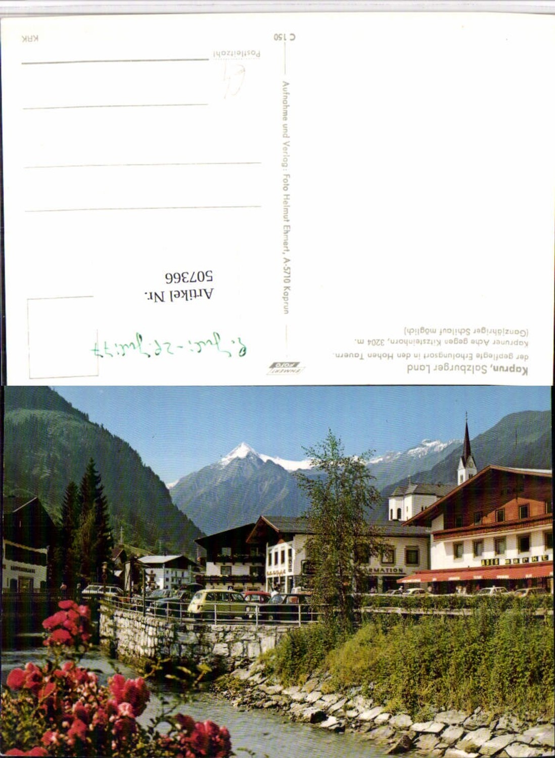 507366,Kaprun Teilansicht geg. Kitzsteinhorn Bergkulisse