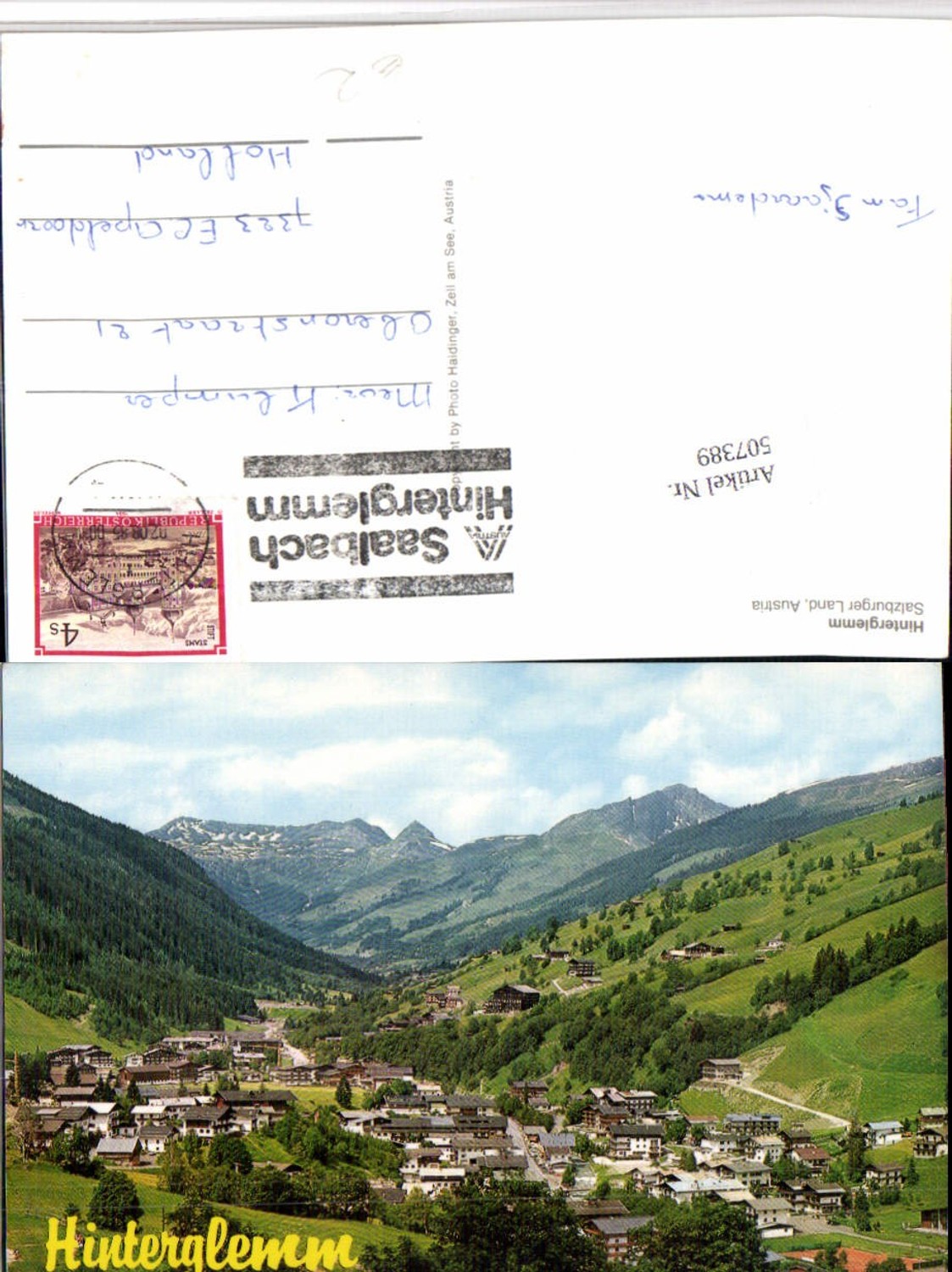 507389,Hinterglemm Totale Bergkulisse