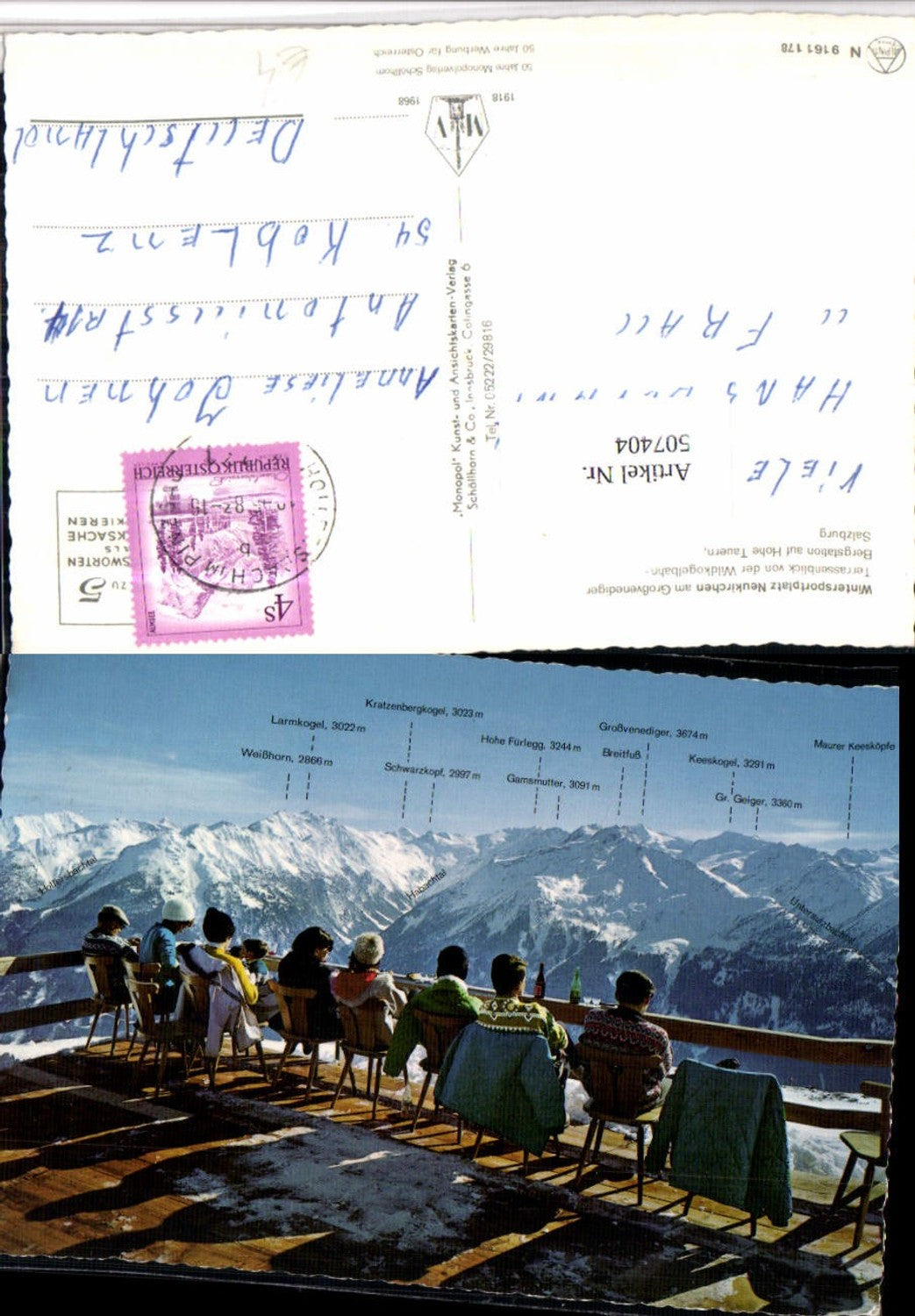 507404,Neukirchen Terrassenblick von d. Bergstation Bergkulisse