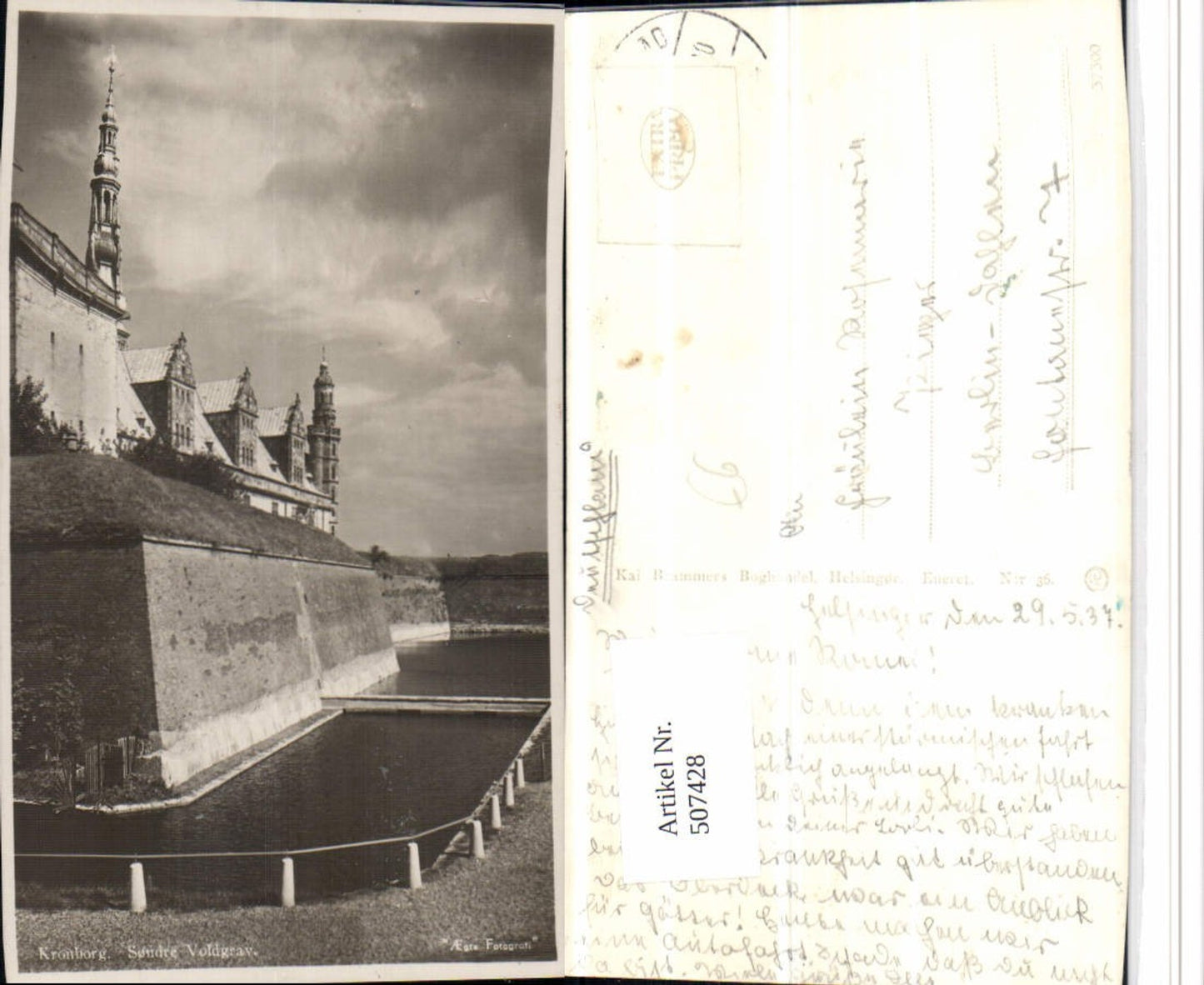 507428,Denmark Kronborg b. Helsingor Sondre Voldgrav Castle