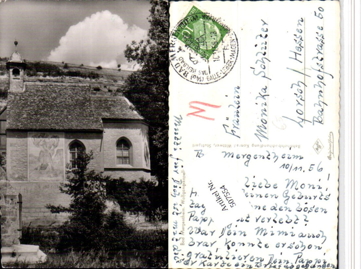 507554,Bad Mergentheim Wolfgangskapelle Kapelle