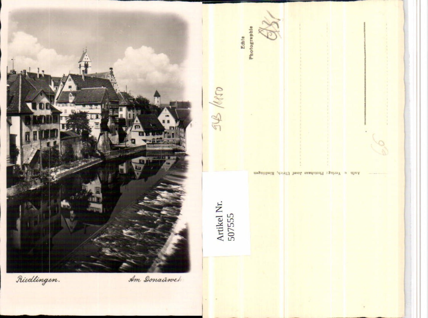 507555,Riedlingen Donauwehr Teilansicht Wehr