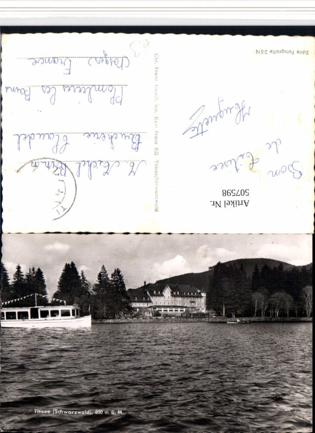 507598,Titisee im Schwarzwald Boot