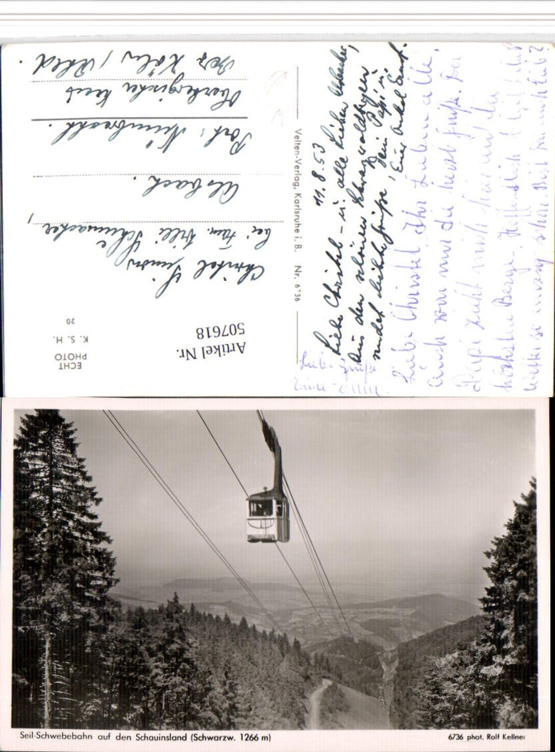 507618,Seilbahn auf den Schauinsland b. Freiburg im Breisgau