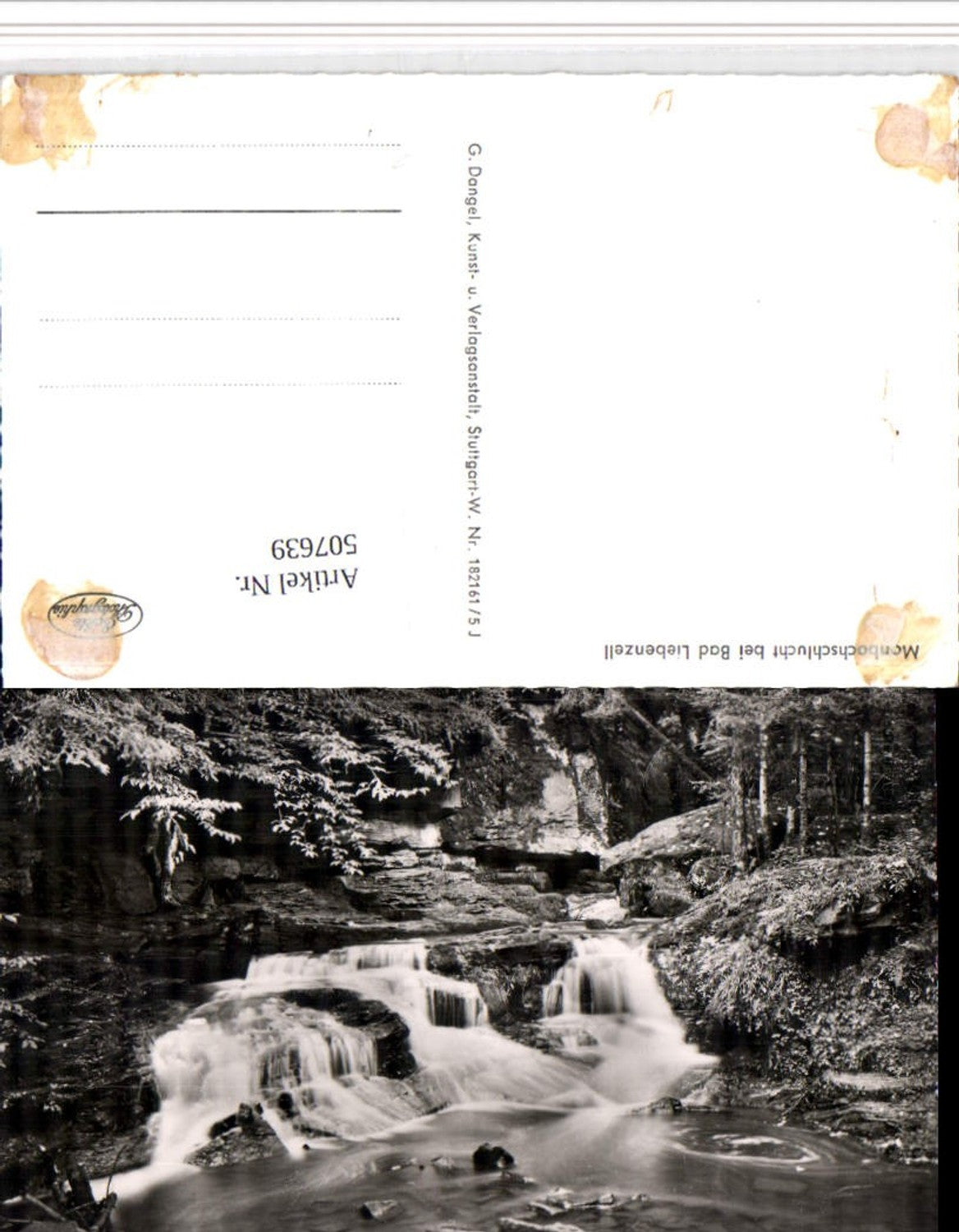 507639,Monbachschlucht b. Bad Liebenzell Wasserfall