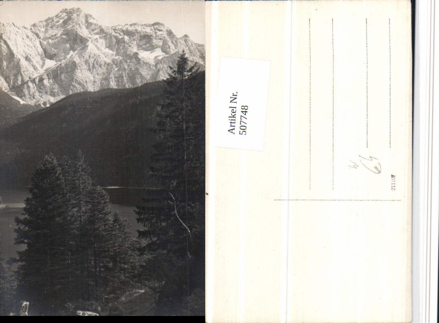 507748,Zugspitze Eibsee See b. Grainau Bergkulisse