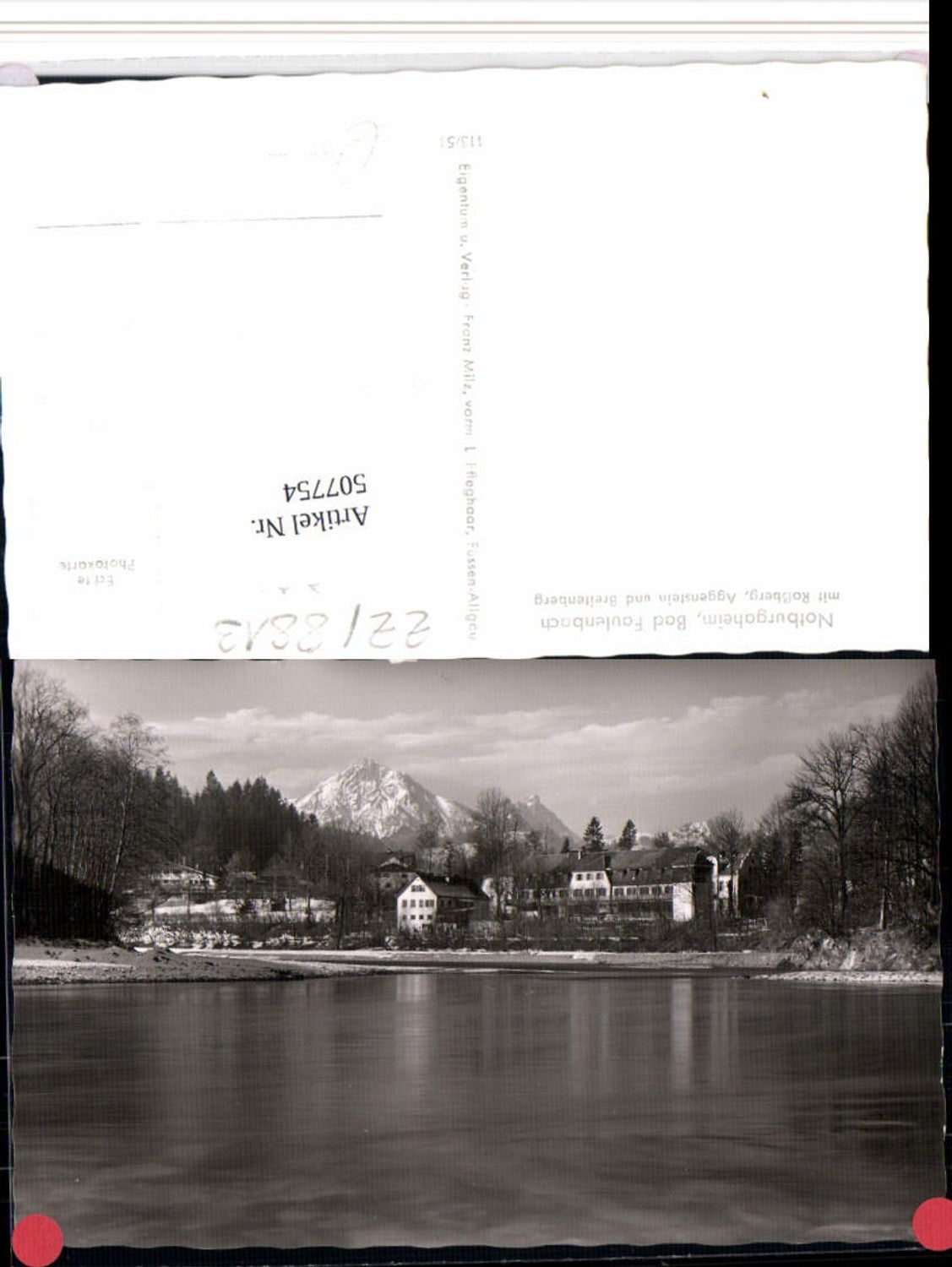 507754,Bad Faulenbach Notburgaheim b. Füssen m. Roßberg Bergkulisse