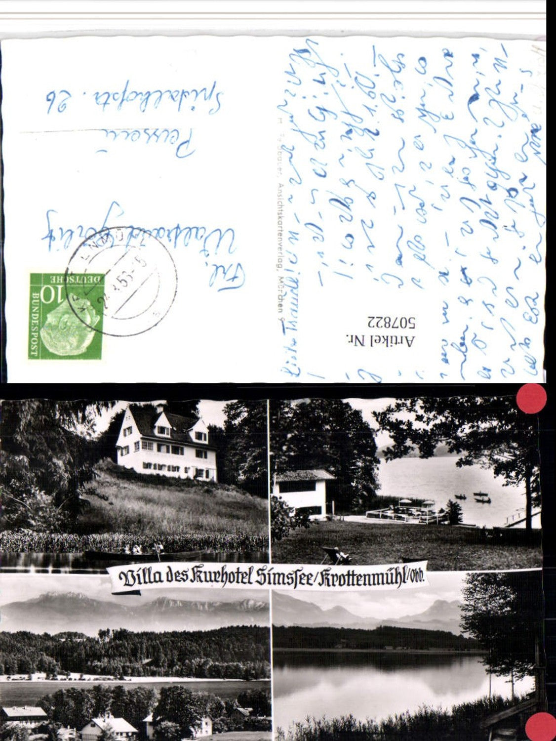507822,Simssee Krottenmühl Villa des Kurhotel Mehrbildkarte