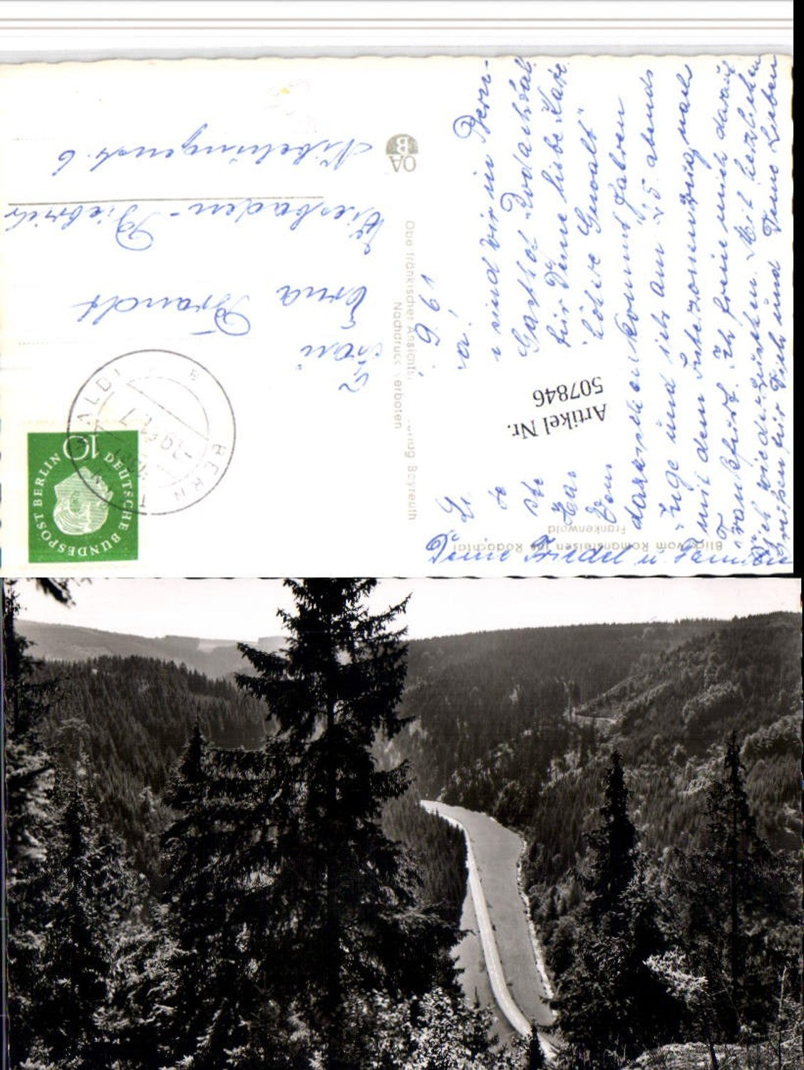 507846,Blick vom Romansfelsen ins Rodachtal b. Bernstein am Wald