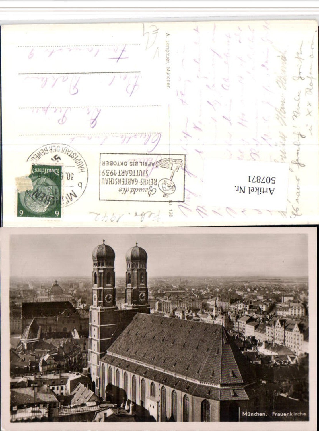 507871,München Teilansicht Frauenkirche Kirche pub A. Lengauer 138