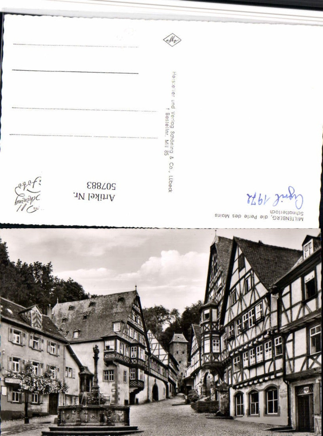 507883,Miltenberg am Main Schnatterloch Brunnen
