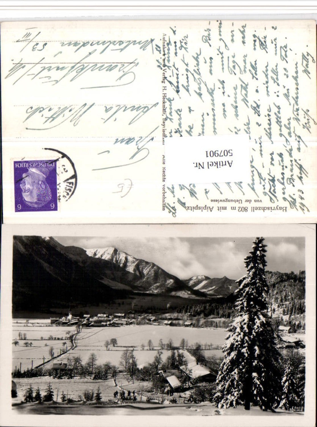 507901,Bayrischzell Totale m. Aiplspitz Bergkulisse Winterbild