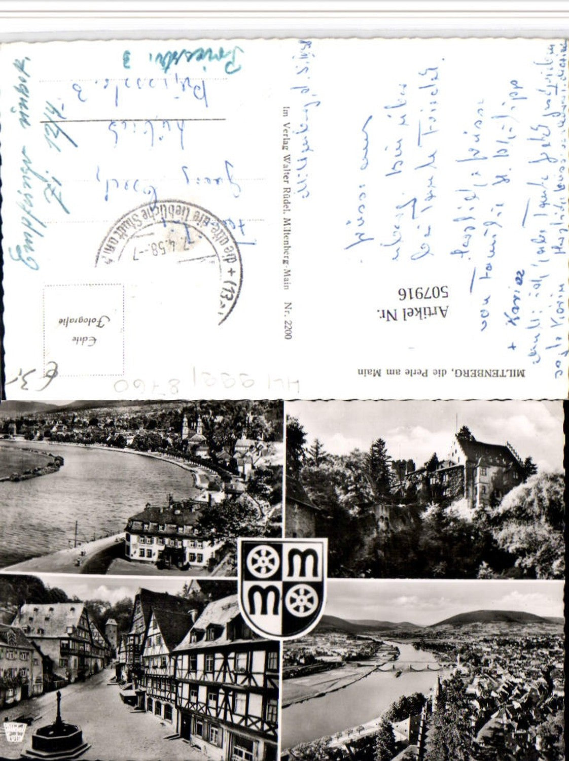 507916,Miltenberg am Main Totale Brunnen Mehrbildkarte